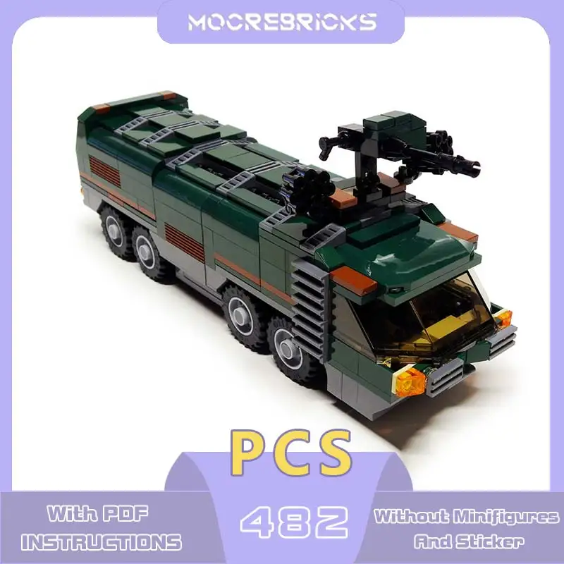 

Military Series ATV Transport & Missiles Launcher Custom Model Infantry Fighting Vehicle Building Blocks Bricks Classic Toy Gift