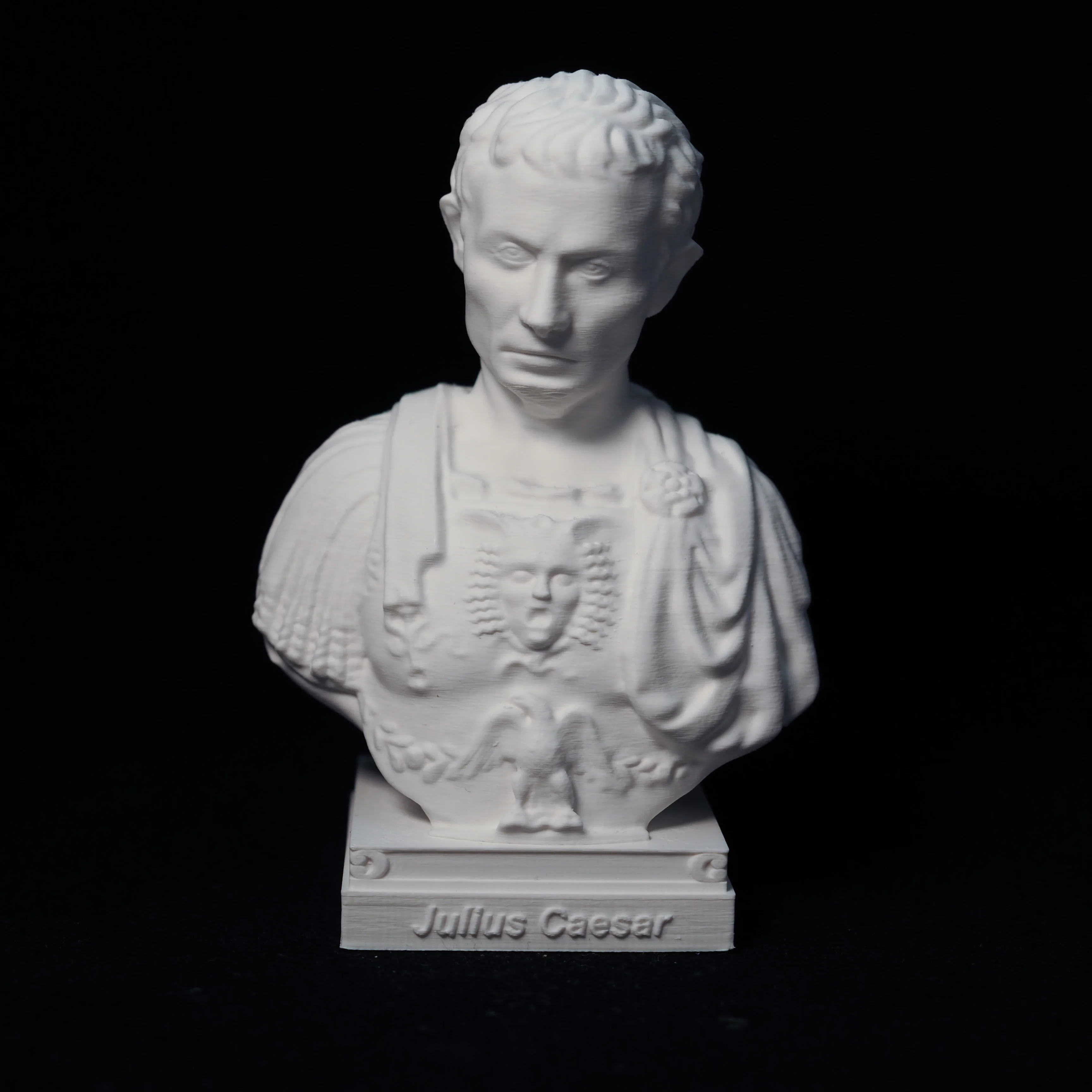 Caesar ornaments statue model ornaments bust crafts great man portrait desk desk, 3D printing PLA plastic materia