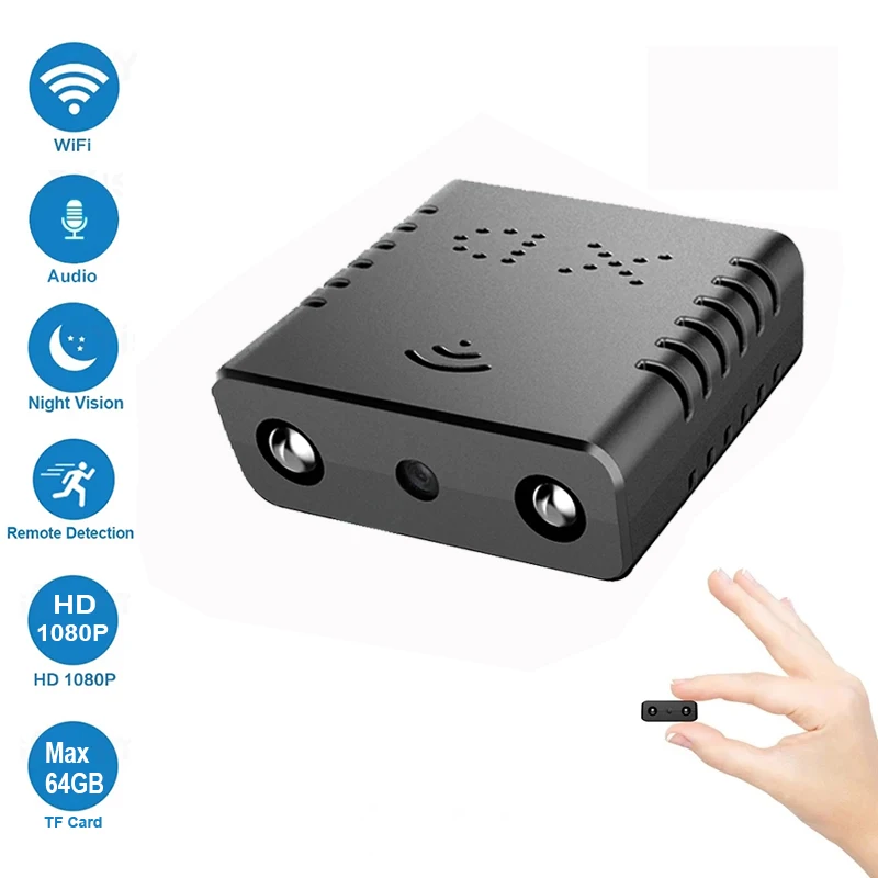 2.4G WiFi XD Smart Camcorder HD 1080P Mini Camera Smallest Mini Camcorder Micro Camera Suport max 128GB TF Card