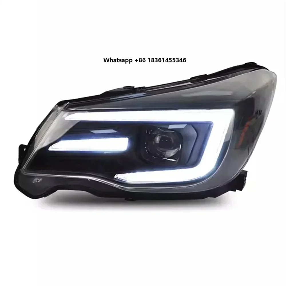 

For 13-18 Forester Daytime Running Lamp 2pcs Car LED front lamp Headlight Assembly DRL