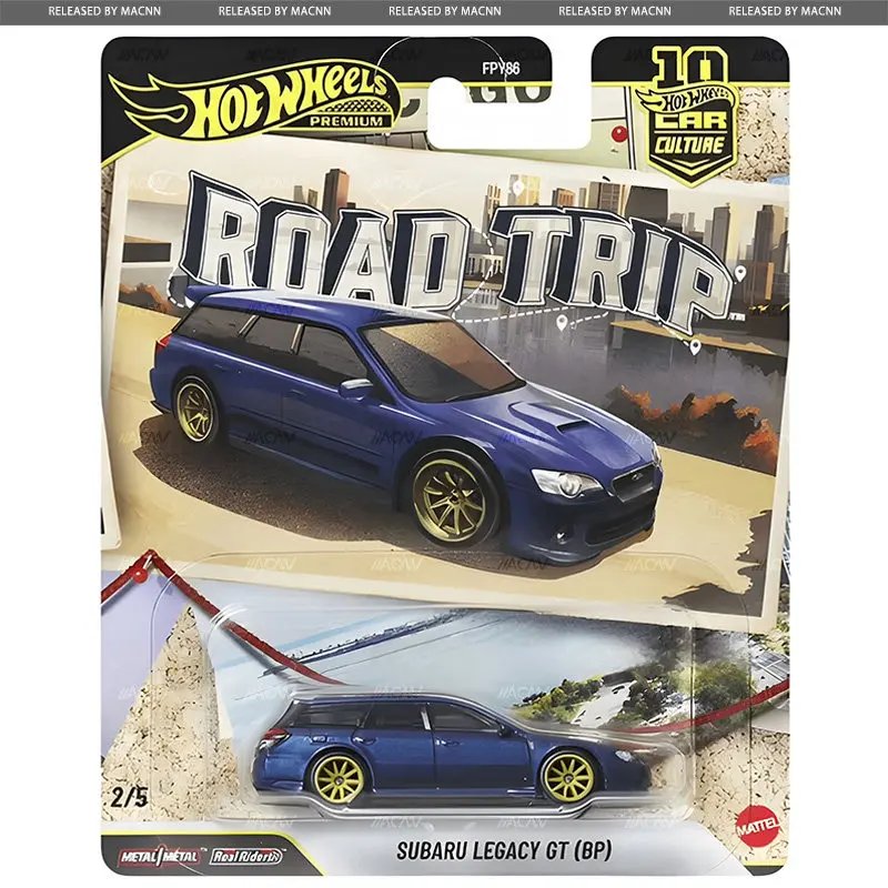 

2026 1:64 Hot Wheels Premium Car Culture Road Trip Benz Toyota Chevy Subaru Land Rover Diecast Alloy Metal Collectible Car Model