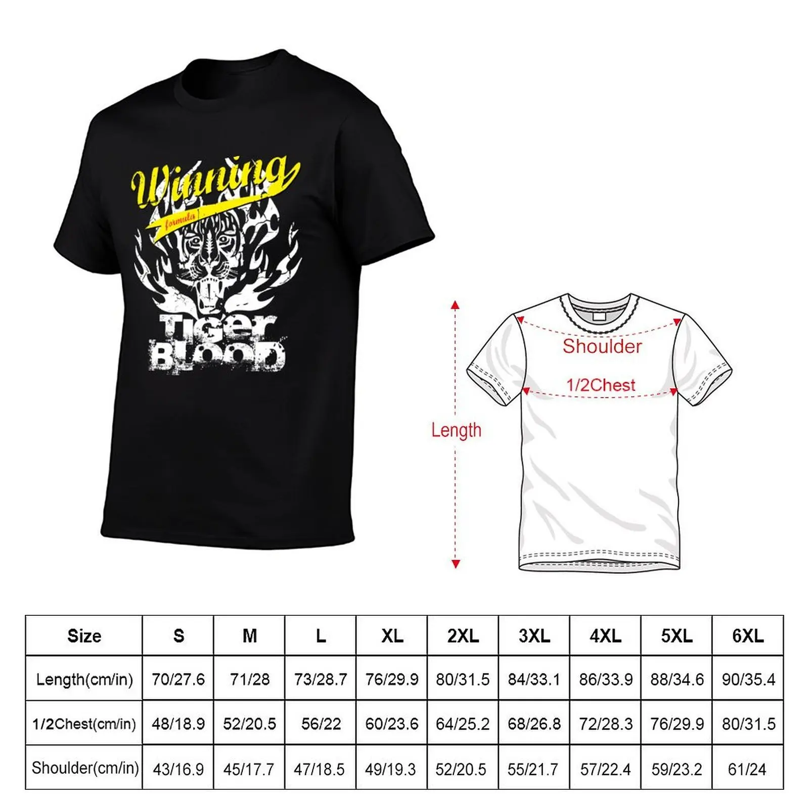 Winning Formula - Tiger Blood - Yellow Winning T-Shirt graphic t shirts graphic tee shirt shirts graphic tee men
