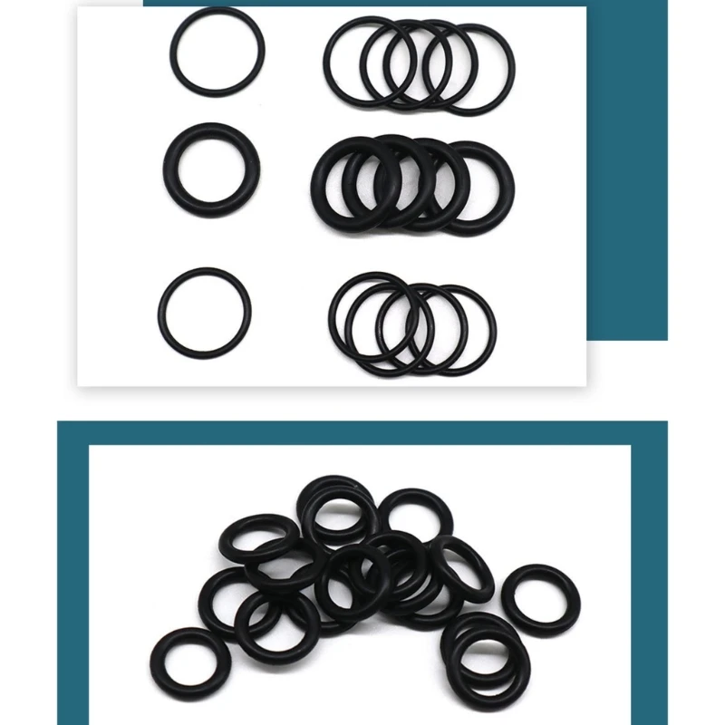 Wear Resistant Rubber O Rings Sealing Gasket Washer Seal Set for Leaky Faucets Dropshipping