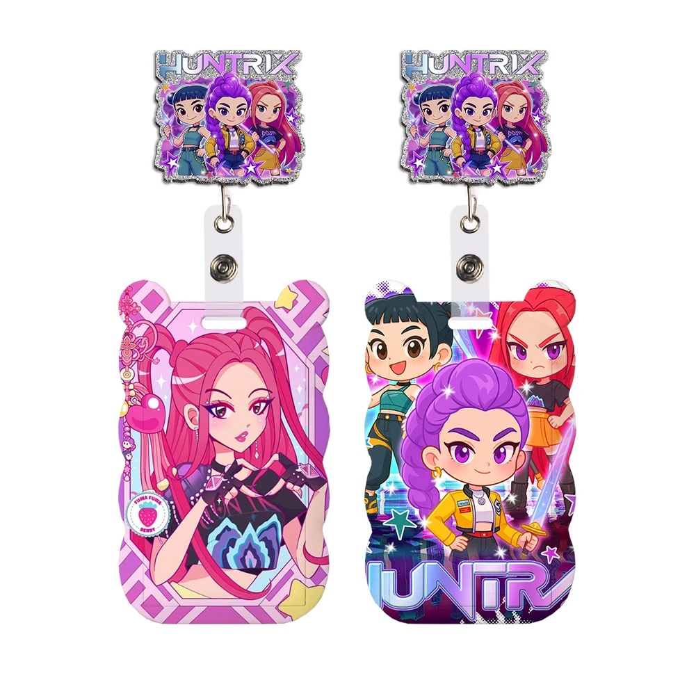 Hot Selling Kpop Designs H Singers Girls Lanyards Id Badge Holder Strap Work Card Bus Access Card Holder Keychains Accessories