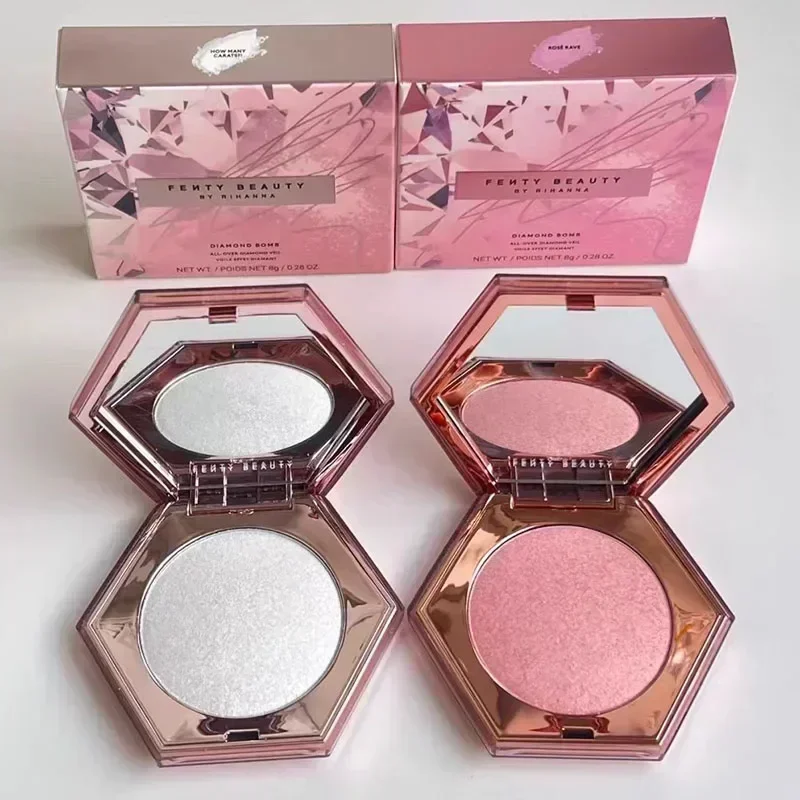 جديد Fenty Beauty المحمولة Killawatt تمييز ثلاثية الأبعاد وردة ماسية الحجاب Lluminator لوحة الوجه متلألئ الطبيعية الكنتوري عصا #5