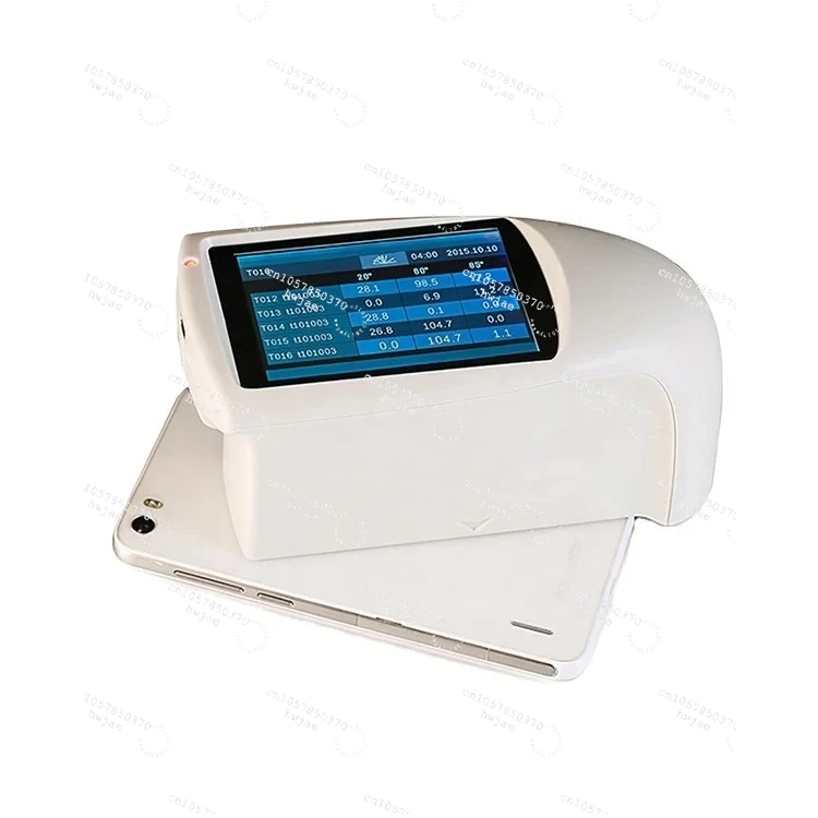 Tri-Angle Digital Gloss Meter USB Surface Gloss Tester for Granite Film Plastic Floor Marble