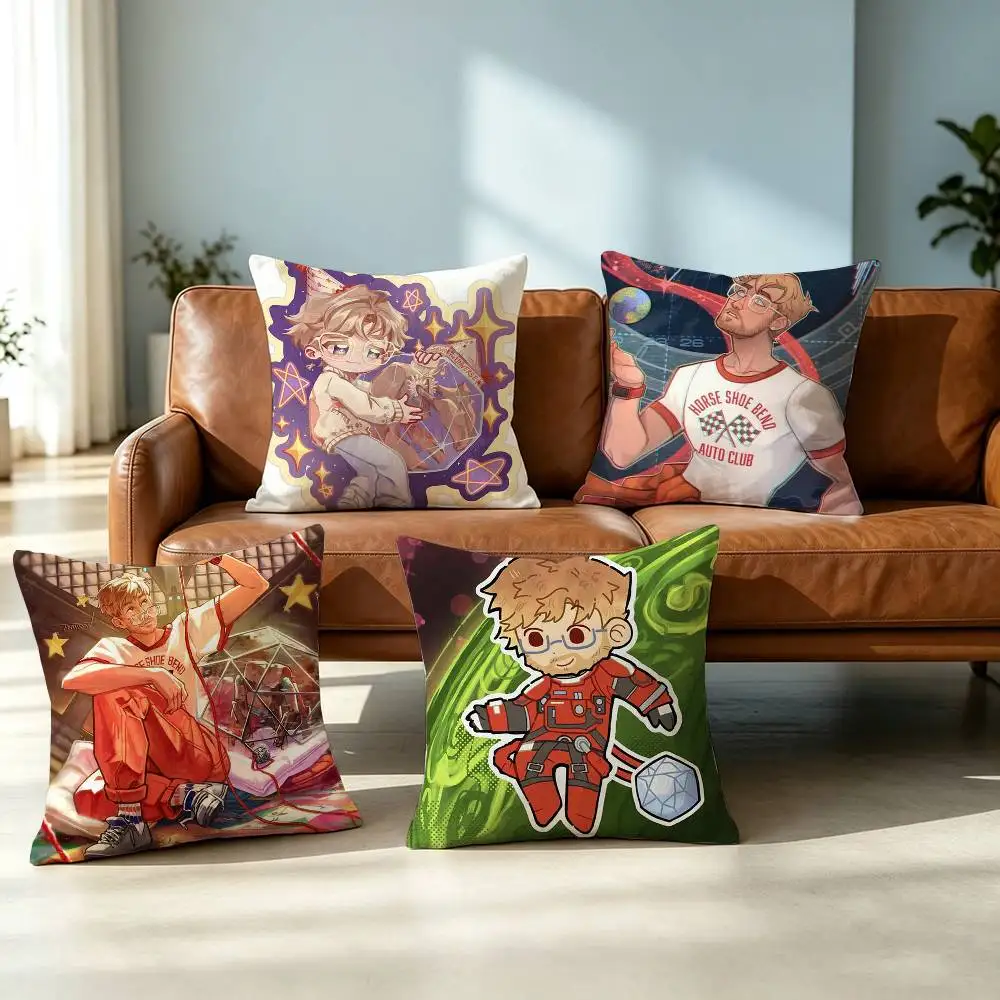 Project Hail Mary Ryland Grace Square Double-Sided printed Pillow Case Bedroom Bedside Pillow Sofa Cushion Cover Gift