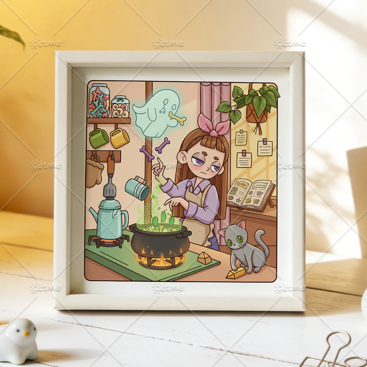 GOTHIC GIRL Malbuch für Erwachsene mit einfachen Cartoon-Mustern zur Entspannung, DIY-Mal- und Zeichenbücher für Teenager – Detail 4