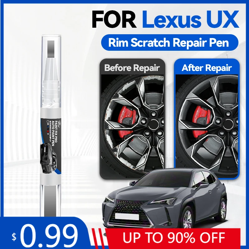 

Карандаш для подкраски колесных дисков Lexus UX UX200 UX250H UX260H 2018-2025 DE10, средство для ремонта царапин, DIY, для авто