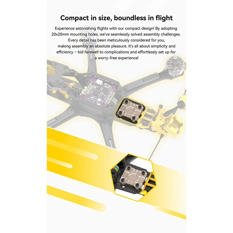 Vacuum Brushes For SpeedyBee TX ULTRA TX1600 5.8G 1.6W FPV VTX 48CH High-Efficiency Heat Sink for FPV Long Range Drones