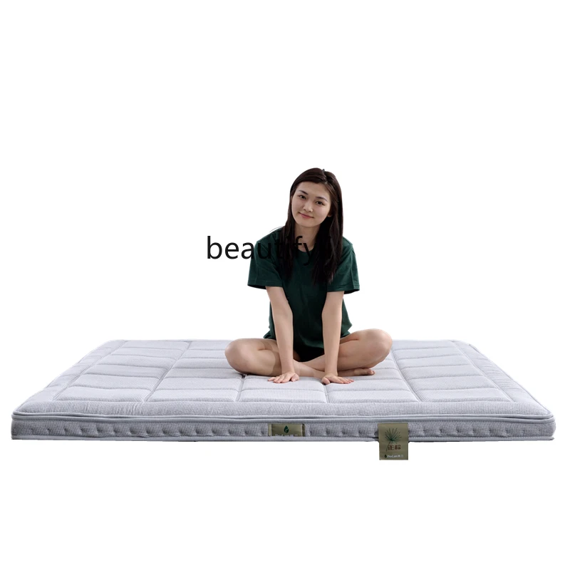 Waist Support Spine Protection Hard Mattress 10cm Thick Coir Mat Elderly Household Thin Chest Pad Natural Latex