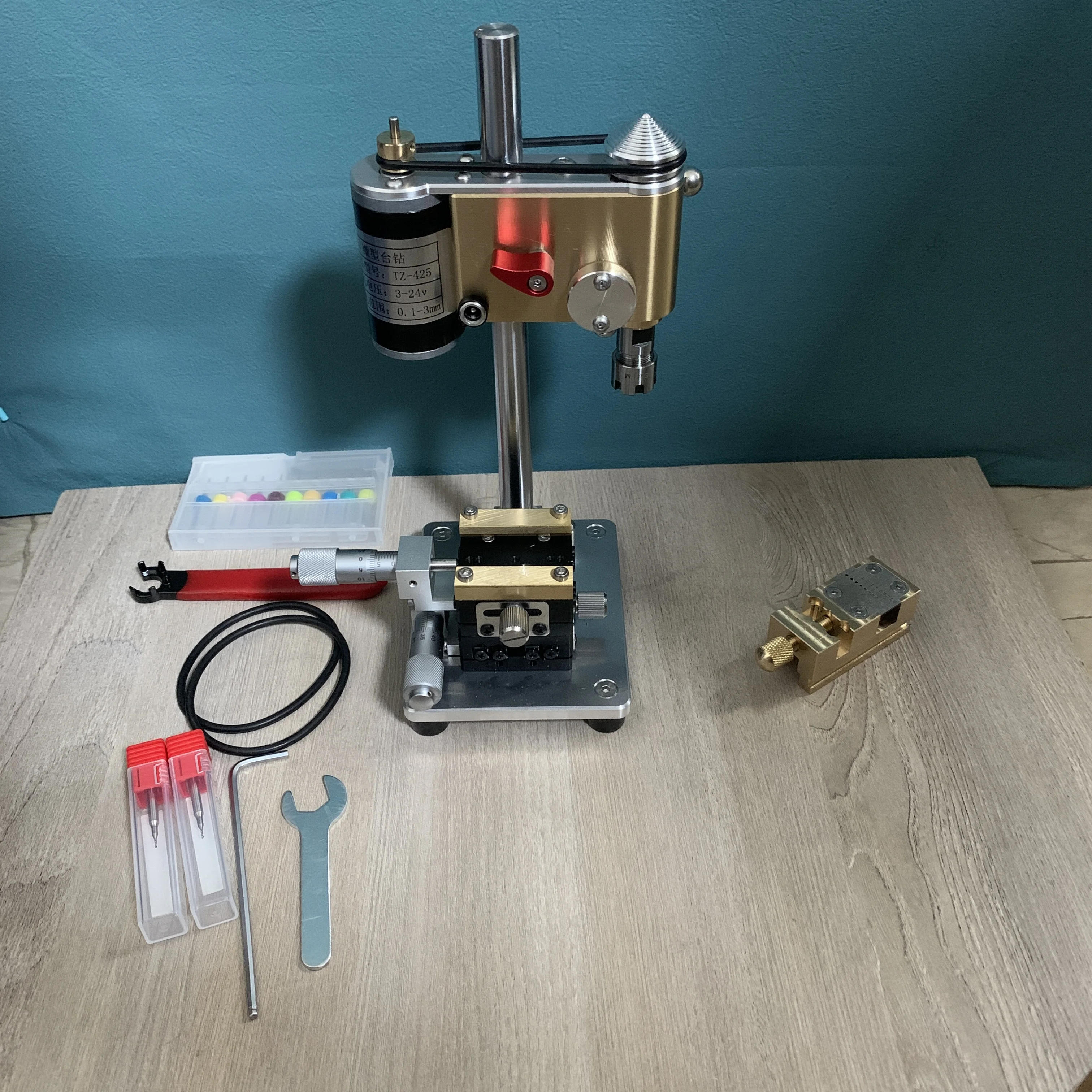 Watchmaker Tools Multifunction Precision Bench Drill Crown Punch Remove Broken Screws from Movement Plate