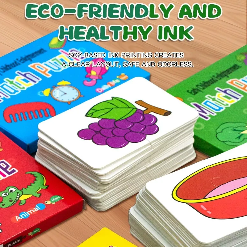 32 Uds. Rompecabezas de cartas - Educational Cartoon For Kids reseña y precio