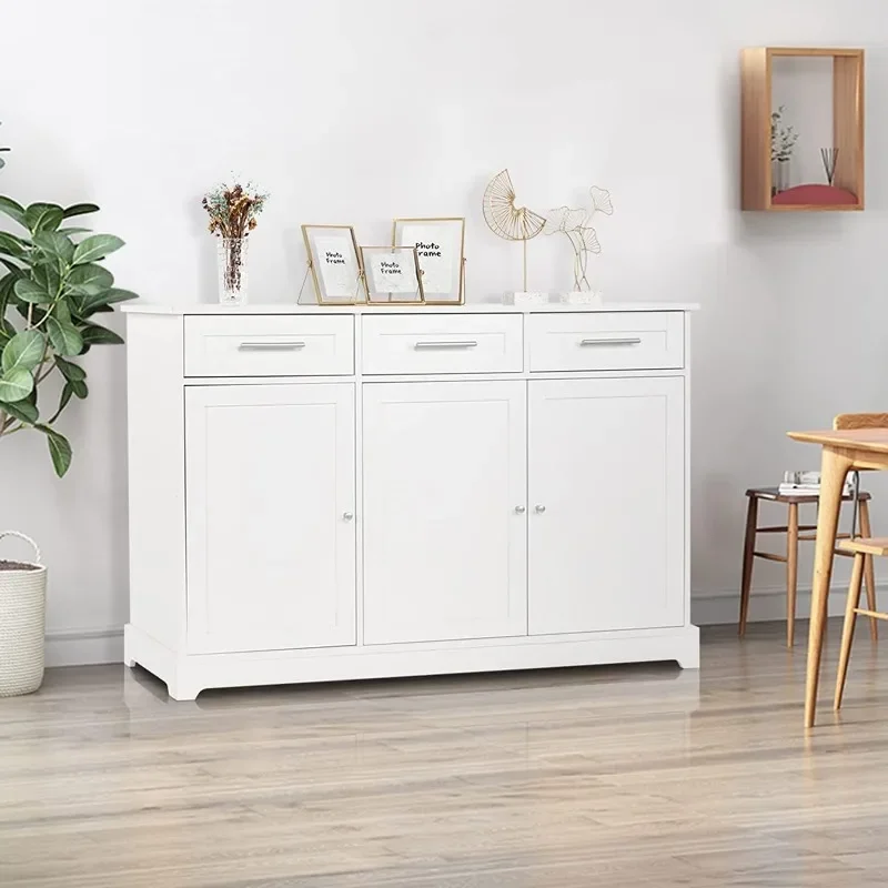 

Sideboard Cabinet Buffet Table Kitchen Storage Cabinet White Credenza Sideboards and Buffets with Storage Coffee Bar Cabinet