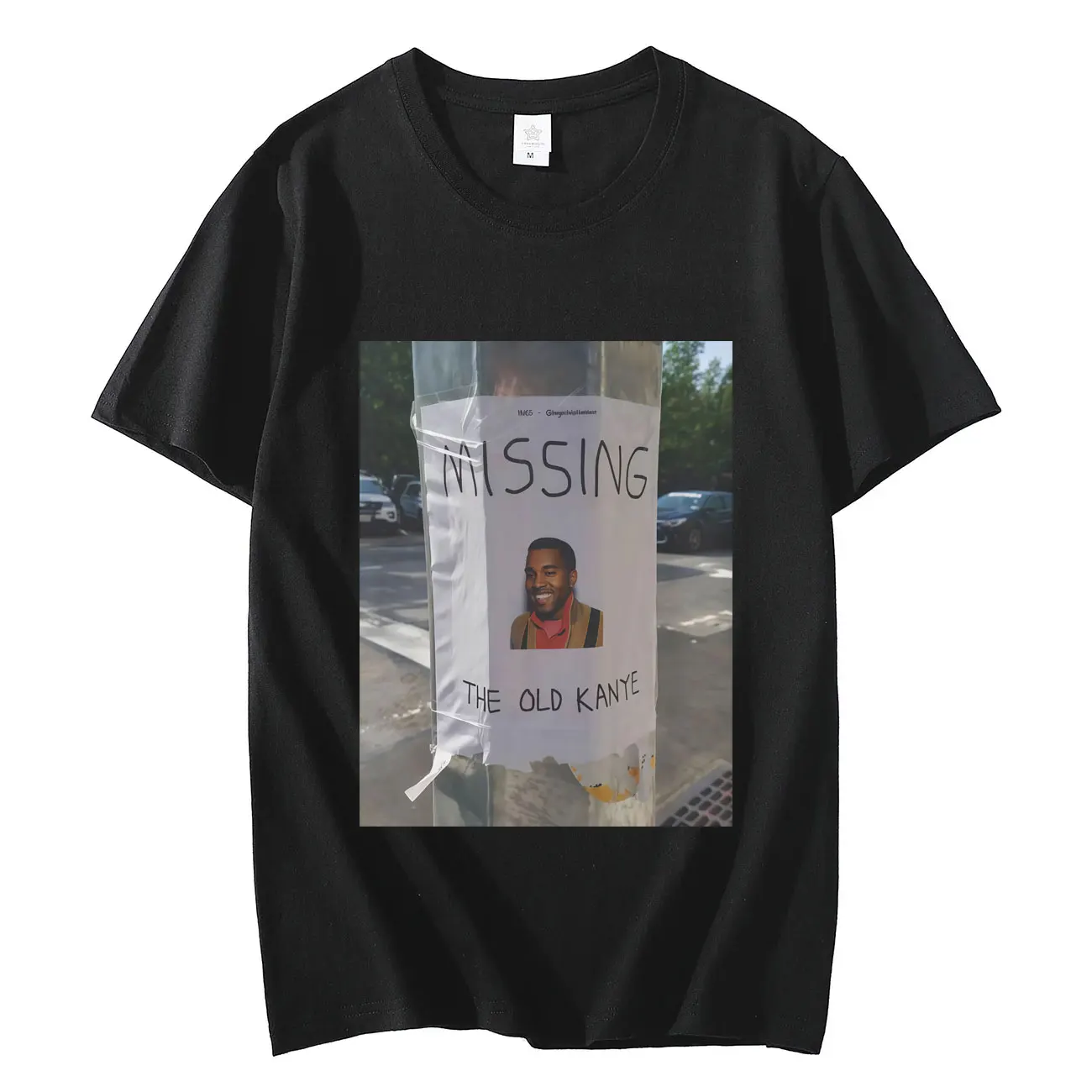 

Missing The Old Kanye Funny Meme T-Shirt Streetwear Fashion Trend Short Sleeve T-Shirts Men Women Casual Loose Cotton T Shirts