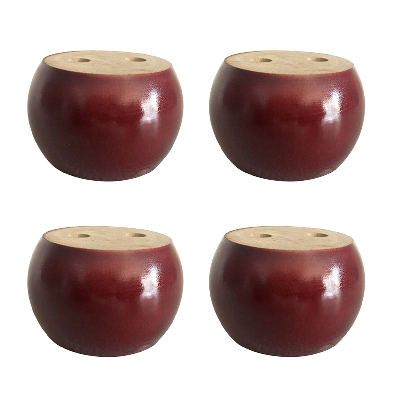 

4pcs Bed Hotel Non Slip Home Accessories Round Sofa Riser Office Furniture Feet Craft Wooden Floor Protector Cupboard Table Leg