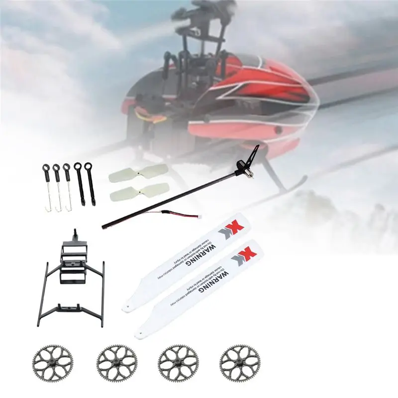 ABJL RC Helicopter Replacement Parts Kit for WLtoys XK K110 K110S Upgrade Parts Durable Easy to Install