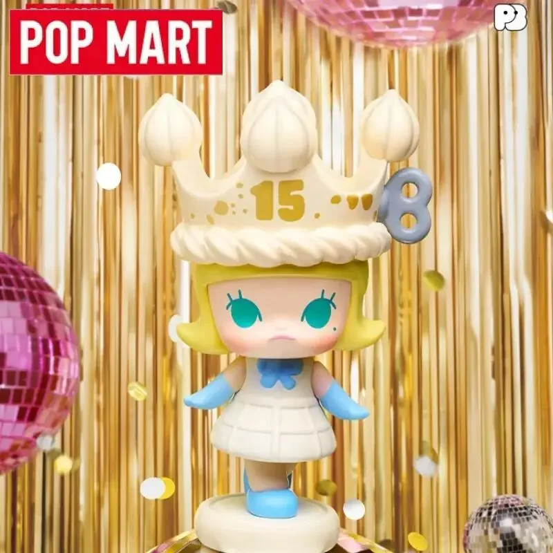 البوب مارت البوب فول الاحتفال باللحظة POPMART 15th الذكرى سلسلة صندوق أعمى اللعب الدمى لطيف أنيمي عمل الشكل تخمين حقيبة #4