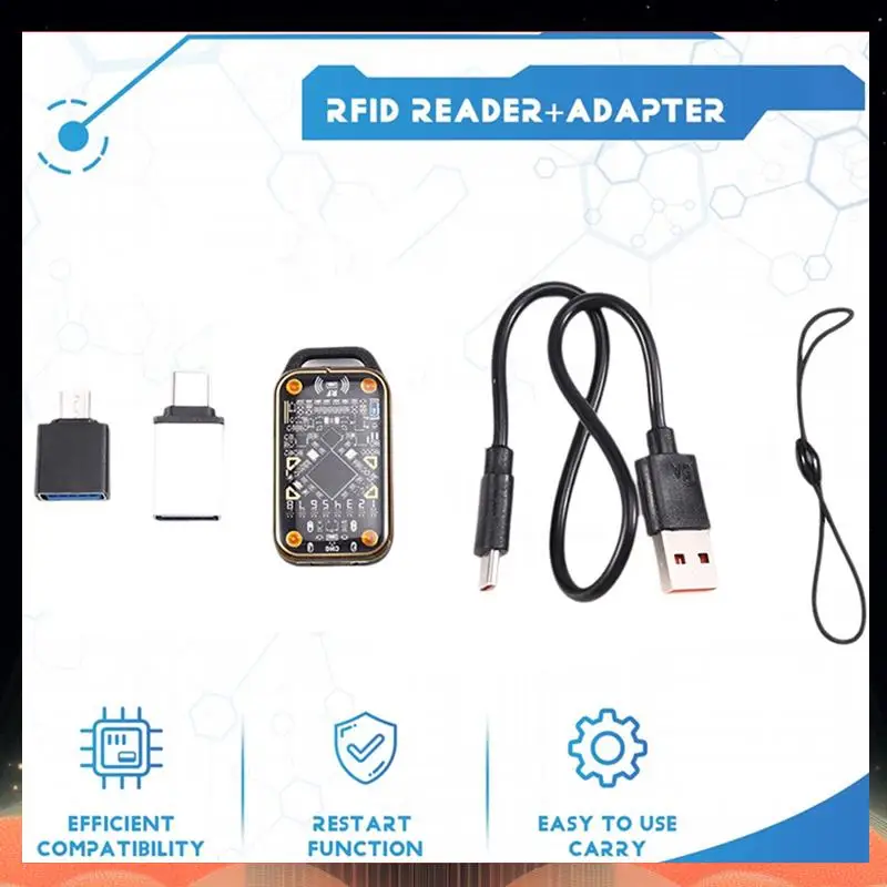 

Upgrade Chameleon Ultra RFID Card Emulator+4XUID Keychain RFID Smart Chip Reader 125K 13.56M Card Decode NFC Duplicator-TCE