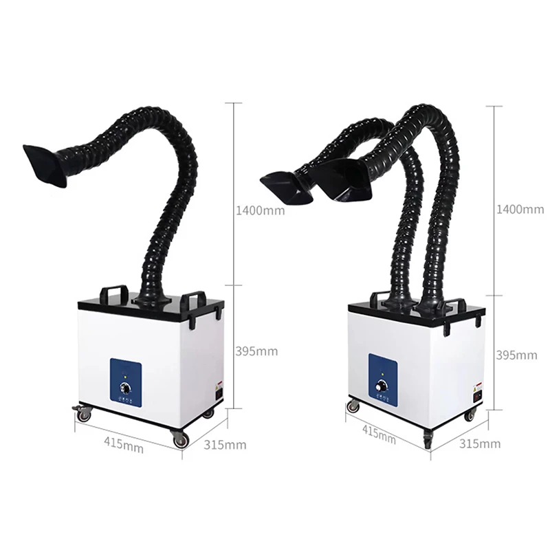 Industrial smoke purifier soldering smoke mobile dust collector laser marking seal fume filtration deodorizer