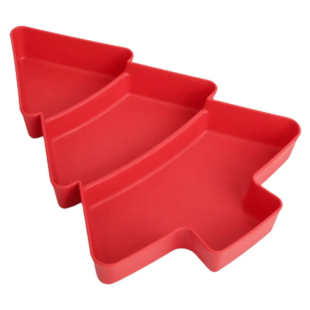 

Christmas Tree Shaped Candy Tray Food Plate Dessert Serving Dish Nut Storage Bowl Dry Fruit Container Kitchen Bar