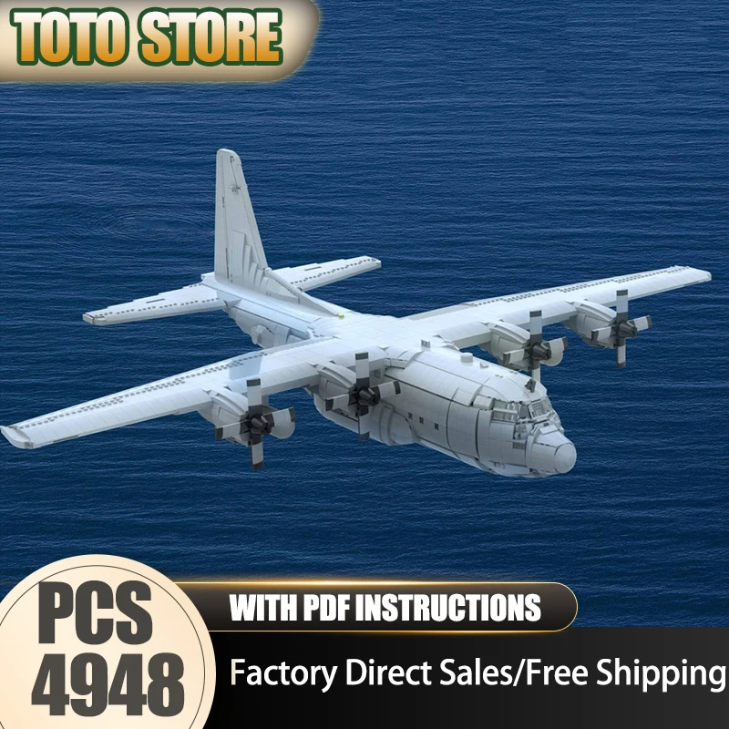 

Moc Building Bricks C-130H Legacy Airport Модель Технология Модульная Военная Модель Блок Игрушка DIY Сборка Рождественские Праздничные Подарки