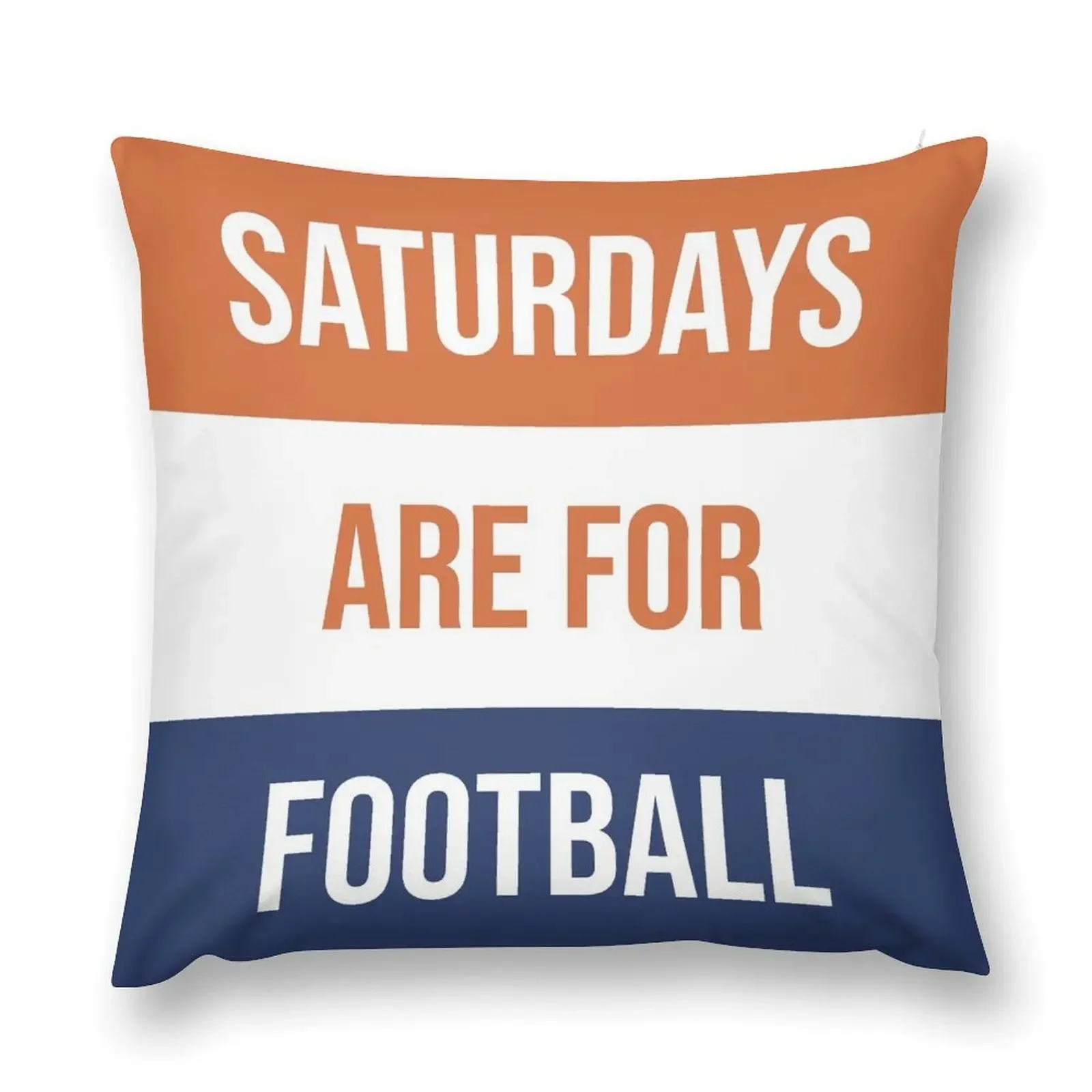 Saturdays Are For Football Throw Pillow Bed pillowcases Decorative Cushion Cover Christmas Covers For Cushions pillow