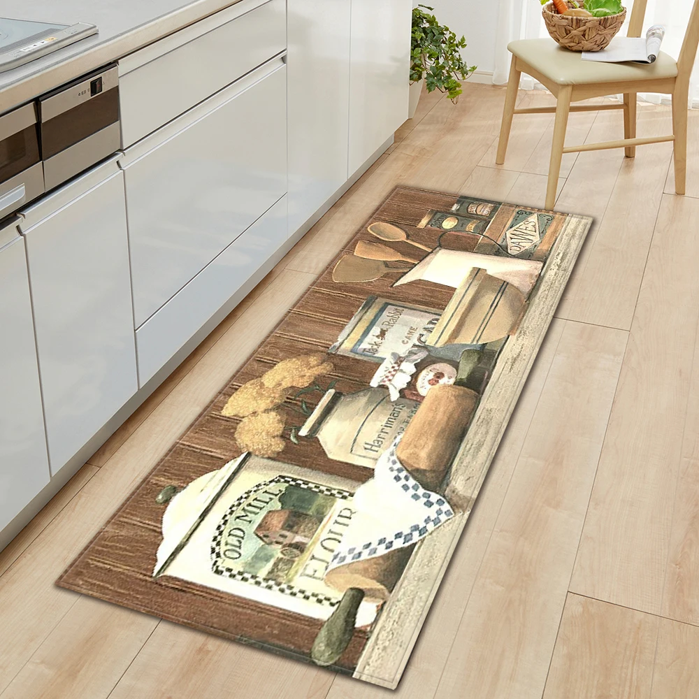 

Entrance Doormat Kitchen Mat Home Living Room Floor Decoration Carpet House Bedroom Door Hallway Balcony Bath Non-Slip Foot Rug