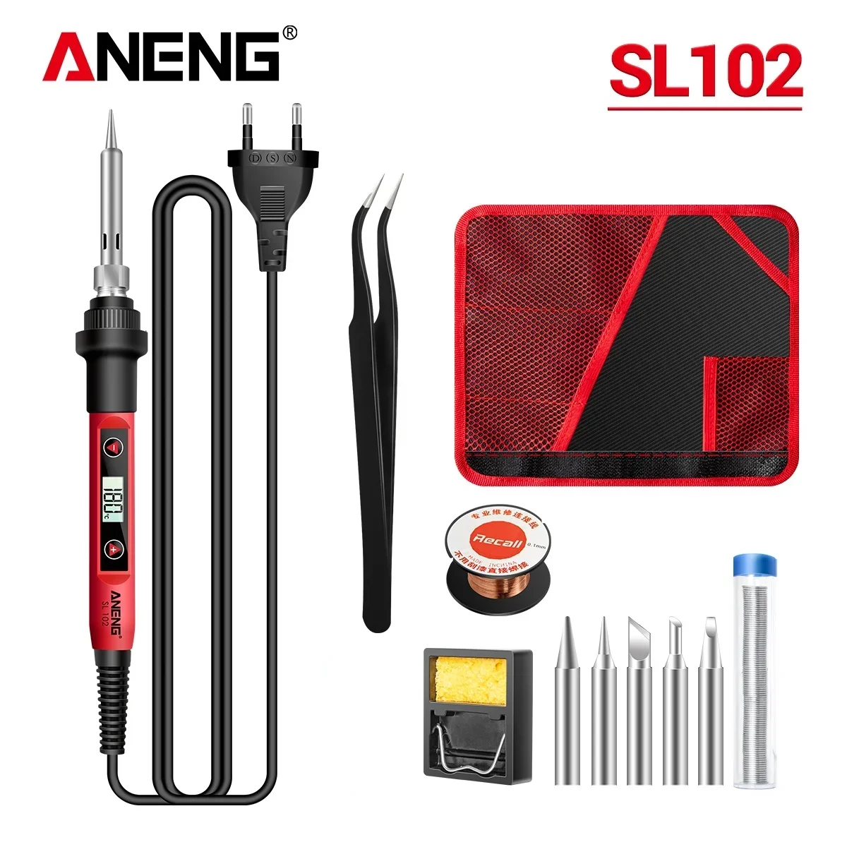 Adjustable Temperature 110V/220V Professional Electrocautery Welding Tools Electric Soldering Iron SL101/SL102 US/EU Plug