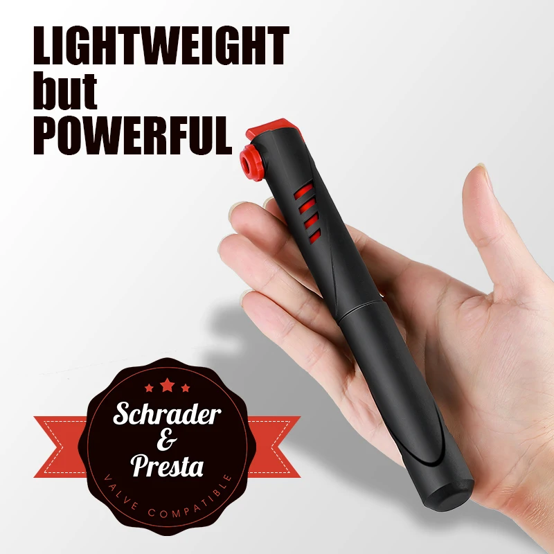 WEST BIKING 100PSI Mini Bike Pump Portable Lockable Bicycle Hand Air Pump Tire Inflator Schrader Presta Valve MTB Road Bike Pump