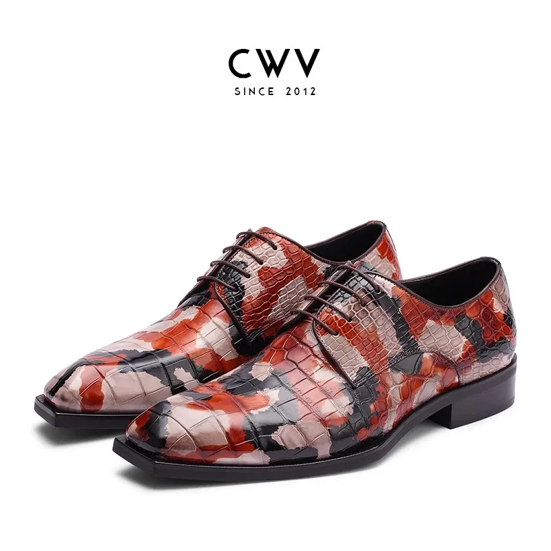 CWV men crocodile shoes new