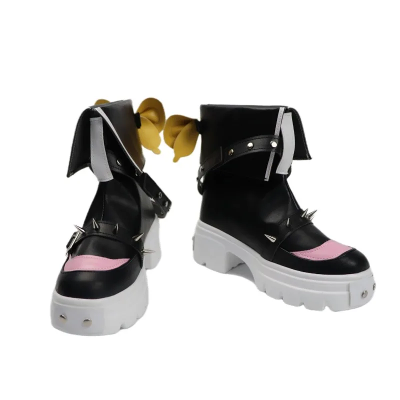 Virtual YouTube Vtuber Ginshiro Saine Cosplay Shoes Boots Halloween Carnival Party