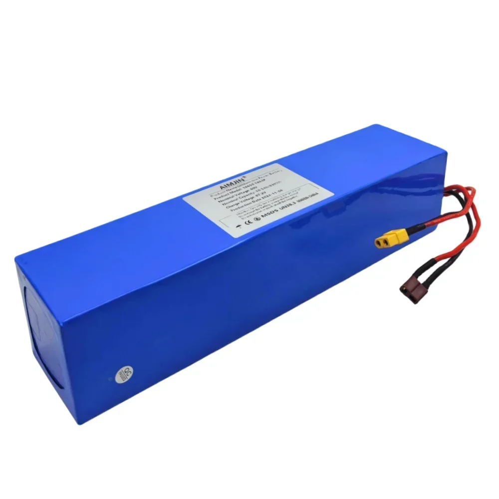60V 10500mAh High Capacity 16S3P Rechargeable Lithium Battery with BMS for Mountain Bike Electric Scooter