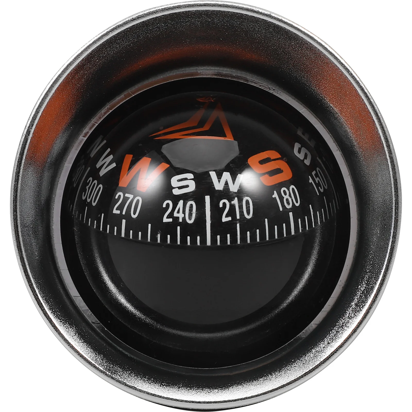 أداة بوصلة أوتوماتيكية على لوحة القيادة على لوحة القيادة للسيارات للاستخدام البحري لشاحنة قارب السيارة باللون الأسود #6