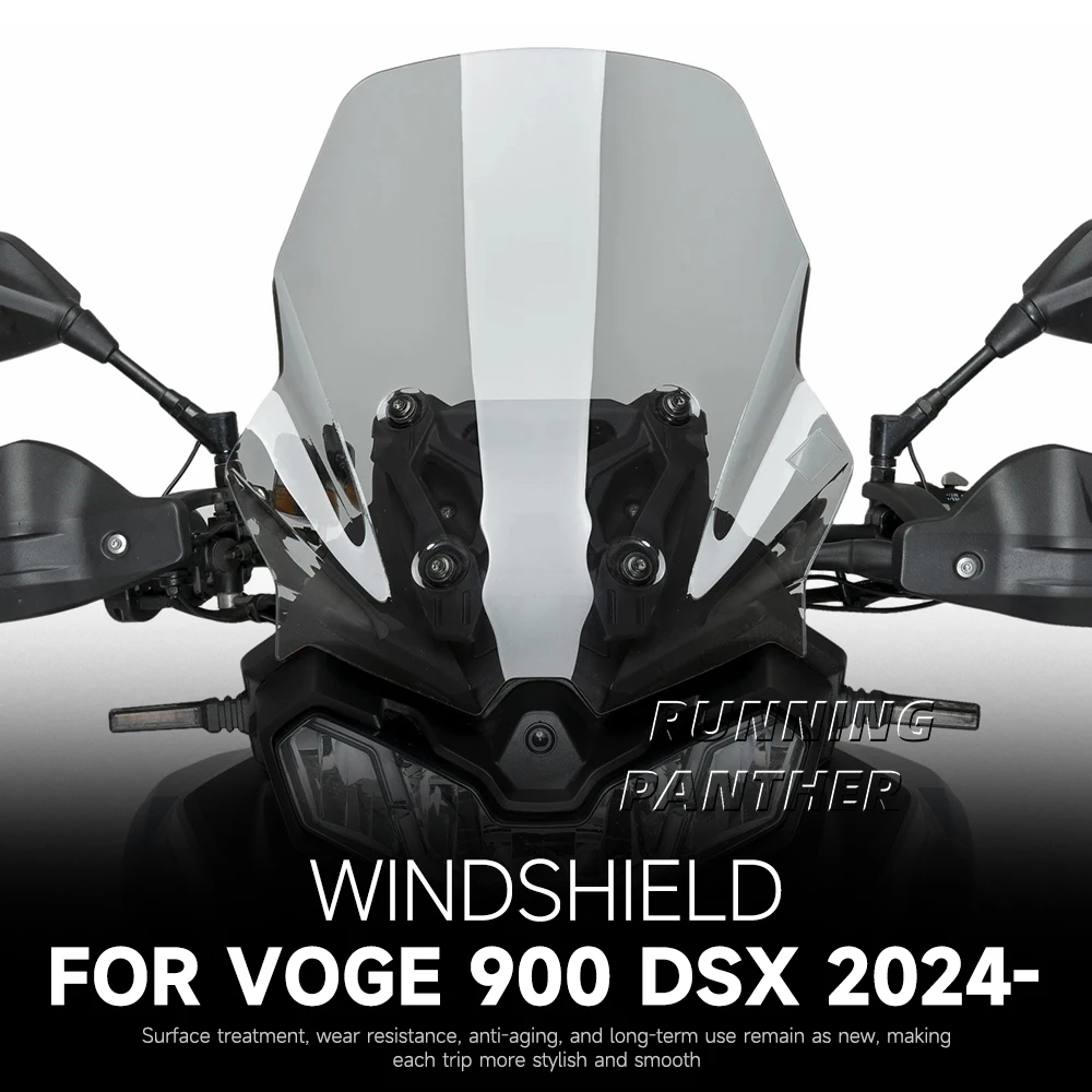 

Touring Visor Screen Tall Windshields Case Upper Windscreen Wind Deflector Fairing Cover 2024 2025 For Voge 900 DSX