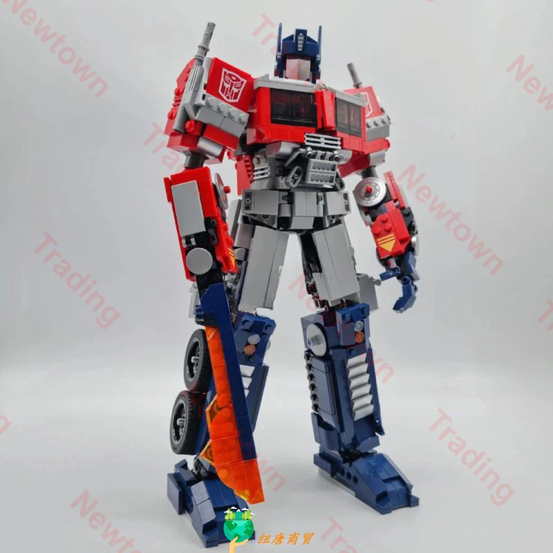 

In Stock 1507pcs Display Model MOC-10302Optimus Prime Truck AutobotDIY Mobile Doll Collection Gift