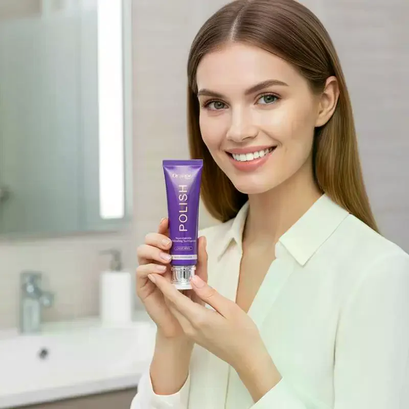 Hydroxyapatite Niacinamide Toothpaste Probiotics Enriched Easily Removes Tooth Stains Provides Lasting Freshness Oral Health
