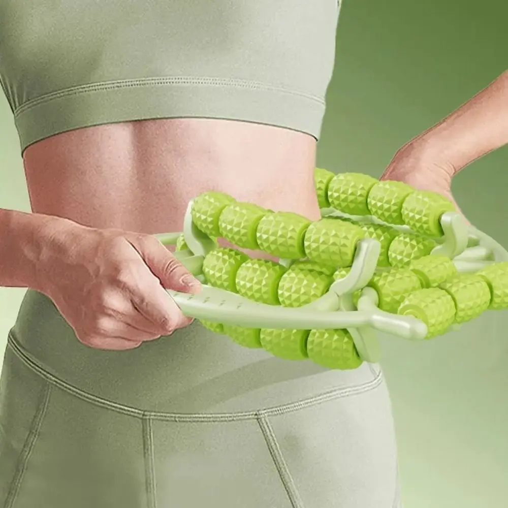 29/23 عجلات الحلقي الساق المشبك مدلك 360 درجة دوران يده مُدلك سلوليت أداة سلسة الأقمشة العميقة #2