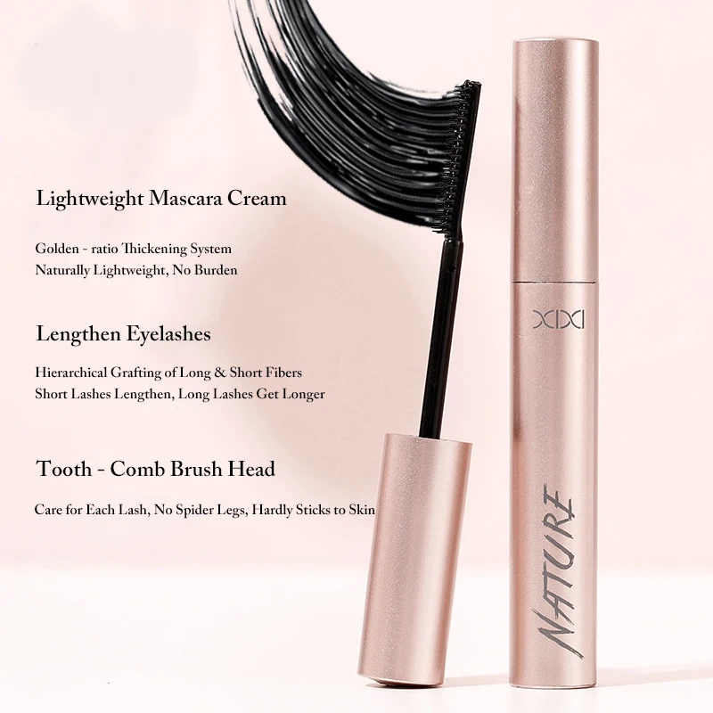 ماسكارا سوداء للرموش، رموش حريرية تدوم طويلاً، تطويل، مقاومة للماء، حجم، مستحضرات تجميل للعين، مناسبة لجميع النساء