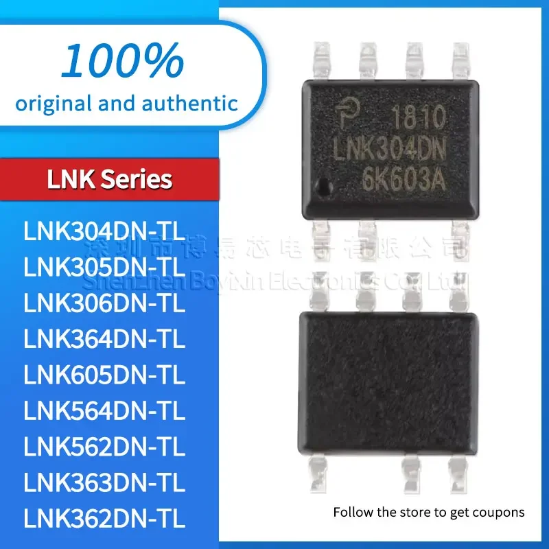 

Original genuine LNK305DN LNK306DN LNK364DN LNK605DN LNK564DN LNK562DN LNK363DN LNK362DN LNK304DN-TL SOIC-7