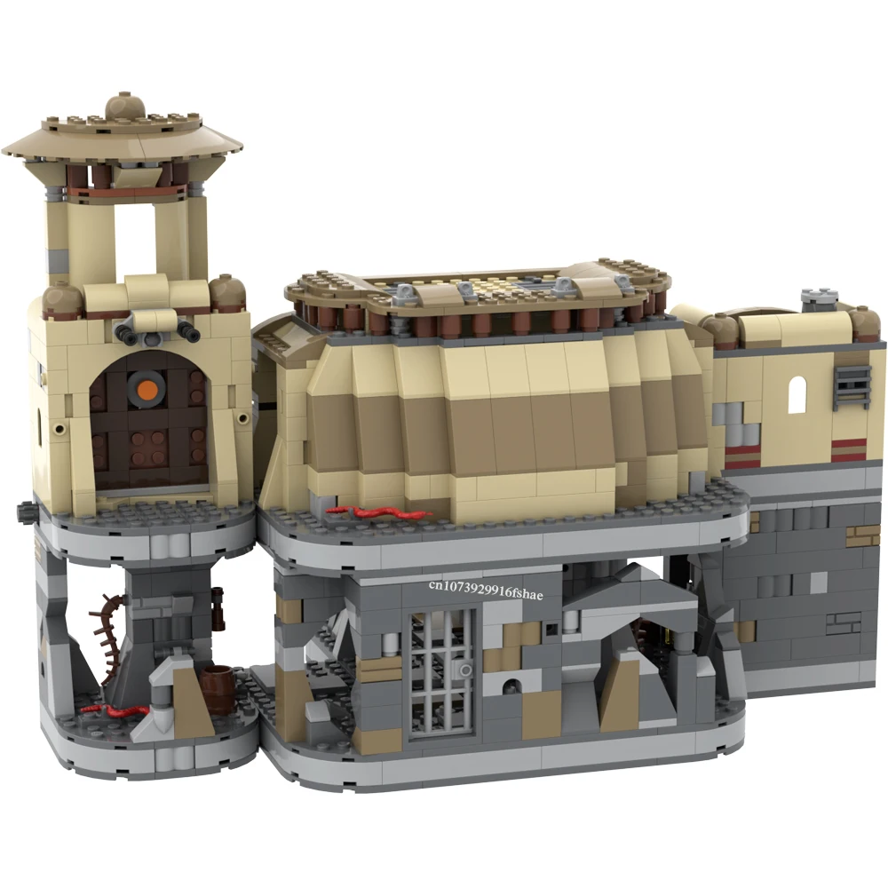 Nieuwe Beroemde Ruimtefilmscène Moc Rancor Pit En Troonzaal Diy Creatieve Ideeën Childentoy Birthdaygift Buildingblocks MOC-75326