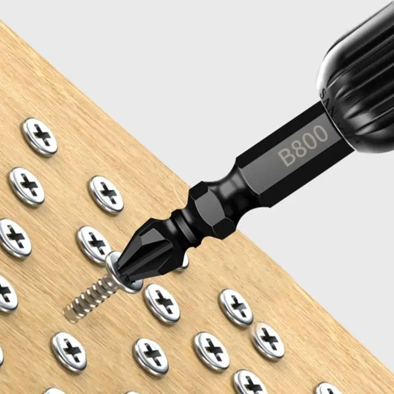 R9UF Punta per cacciavite a doppia testa magnetica forte Punta per vite a croce Punta per trapano a mano per cacciavite