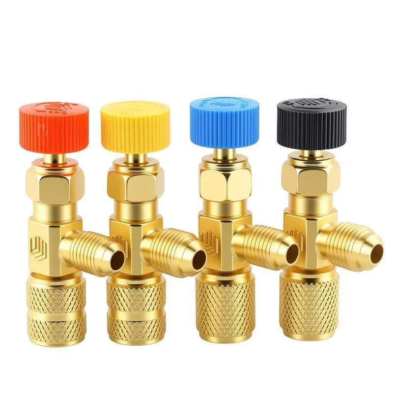 ~* 1Pcs Hand Tool Refrigeration Charging Air Conditioning Adapter For R410 R22 1/4