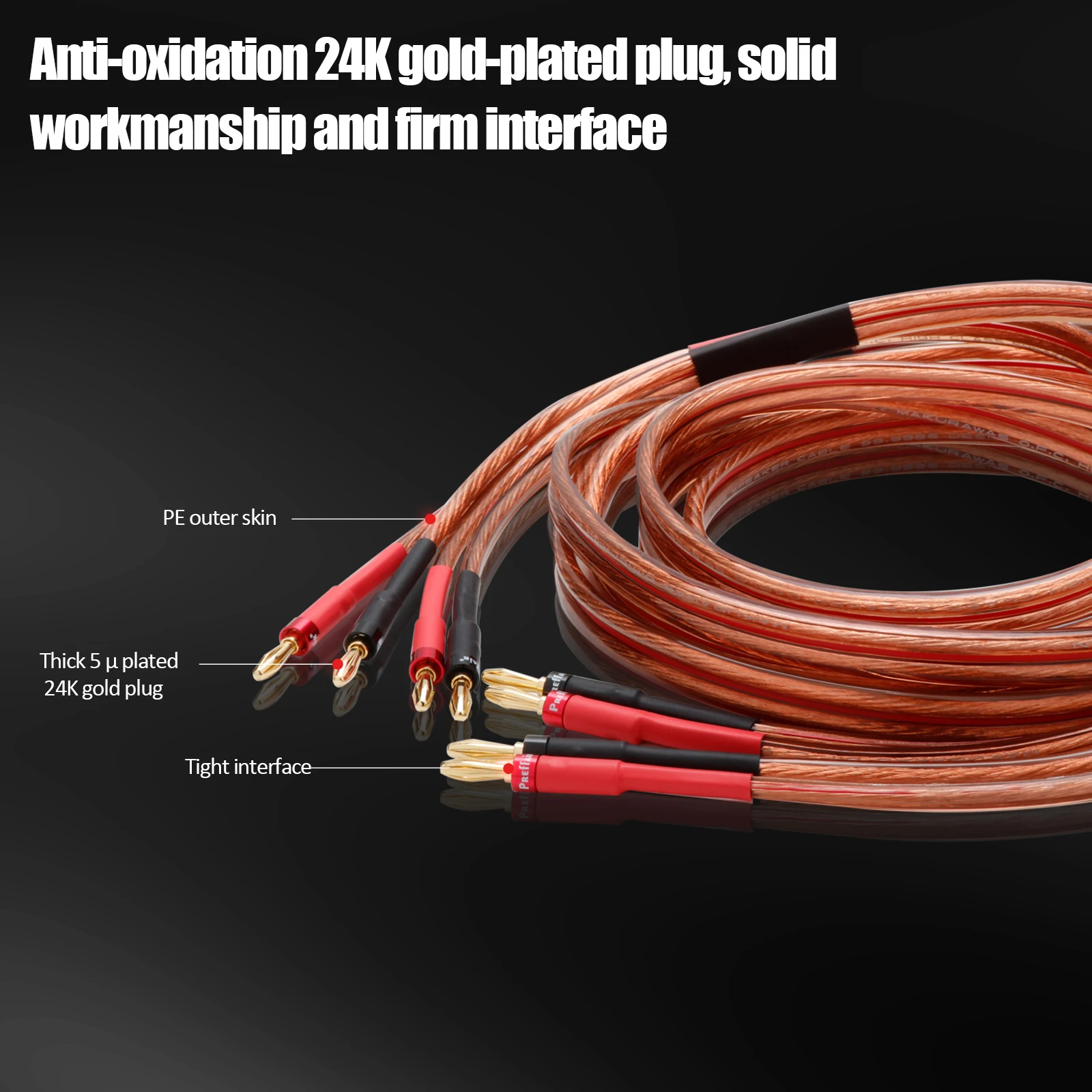 OCC Silver Plated DIY Speaker Cable 28cores DIY Hifi Speaker Cable Loudspeaker wire for Amplifier CD