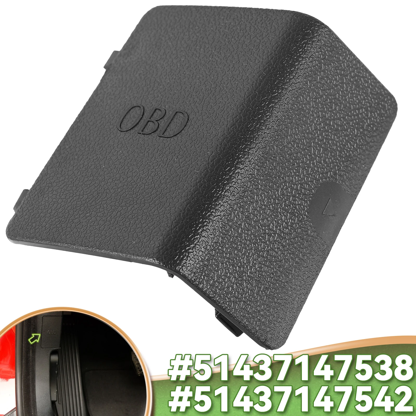 For BMW E90 E91 E92 E93 3 Series LHD 51437147538 Diagnostic Panel Plug Cover OBD Plug Port Cover Shell Car Interior 51437147542