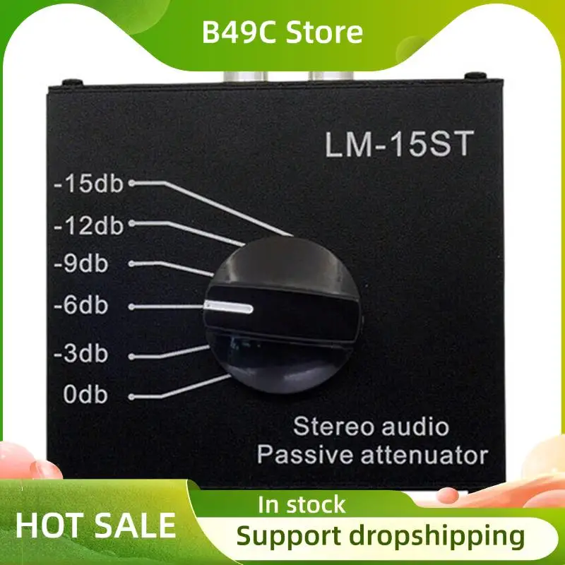 B49C Audio Passive Attenuator High Low Level Converter Line Output Signal Sound Card, Speaker, Microphone, Mic Port