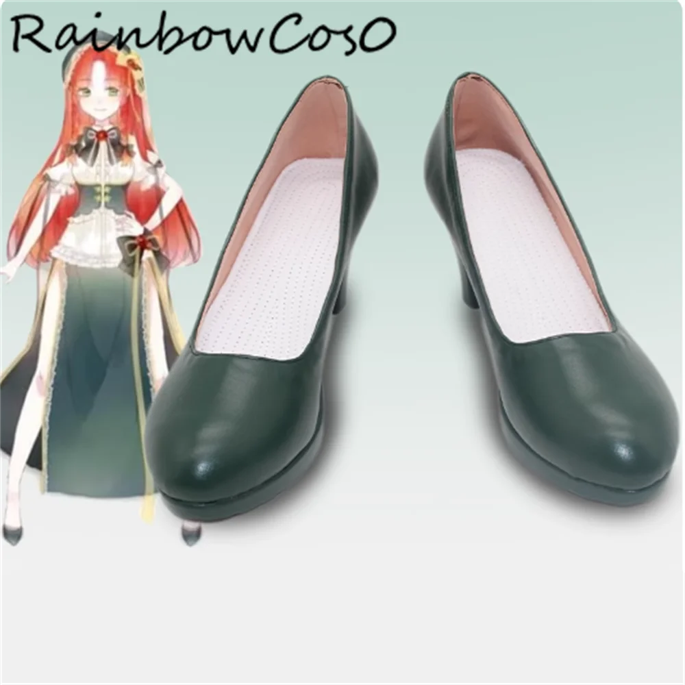

Hon Meirin Hong Meiling Touhou Project Cosplay Shoes Boots Game Anime Party Halloween RainbowCos0 W5326