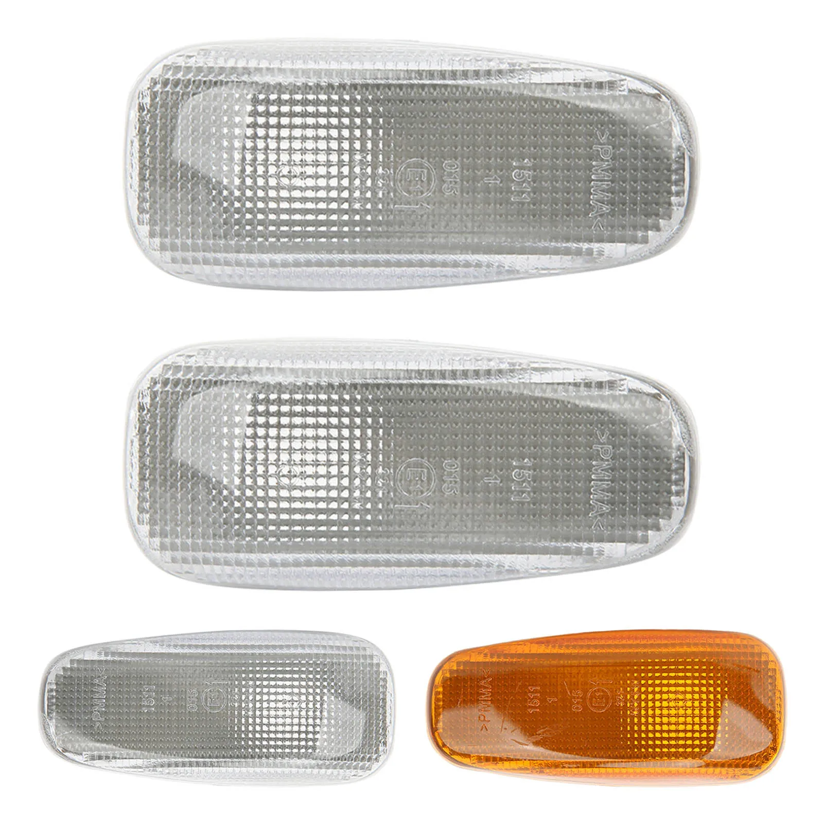 2PCS Side Marker Light 2108200921 Turn Signal Lamp Replacement for Mercedes‑Benz Vaneo W414 2002 2003 2004 2005