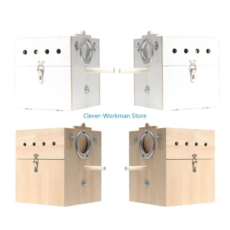 

24TD Bird Nest for Parrots Craft Nest Cage Toy for Parrots Display Bird Breeding