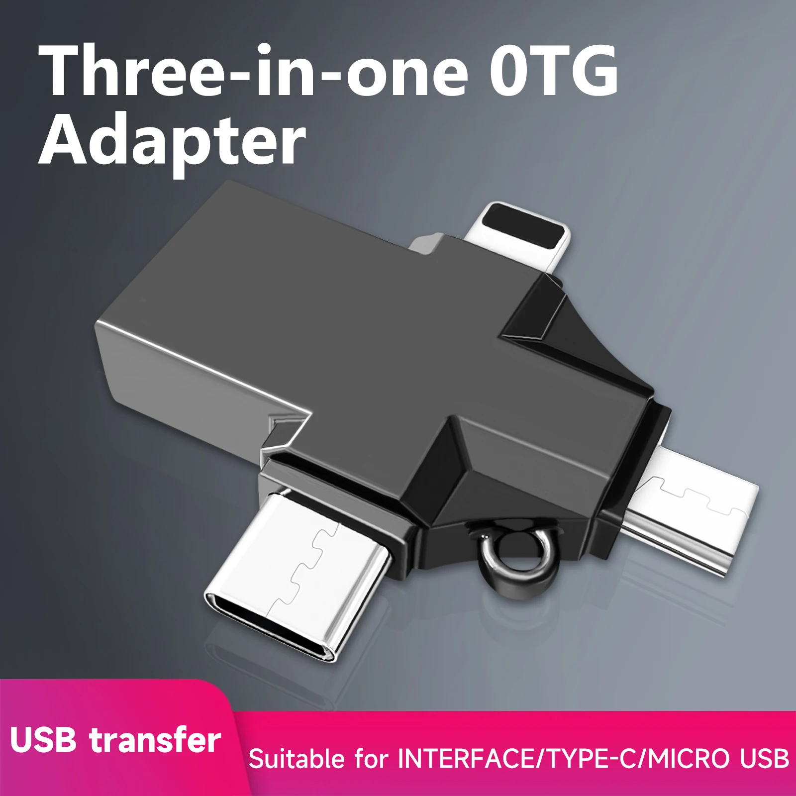 4-in-1 SD-kaartlezer Micro-kaartadapter USB 3.0 Micro-SD naar USB-kaartlezer USB voor interface OTG Adaptador